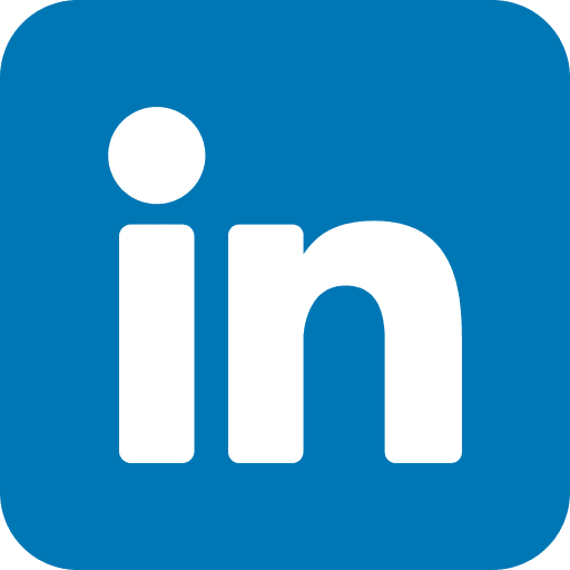 A logo of LinkedIn